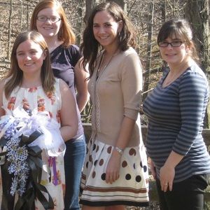 The Limited strapless polka dot dress